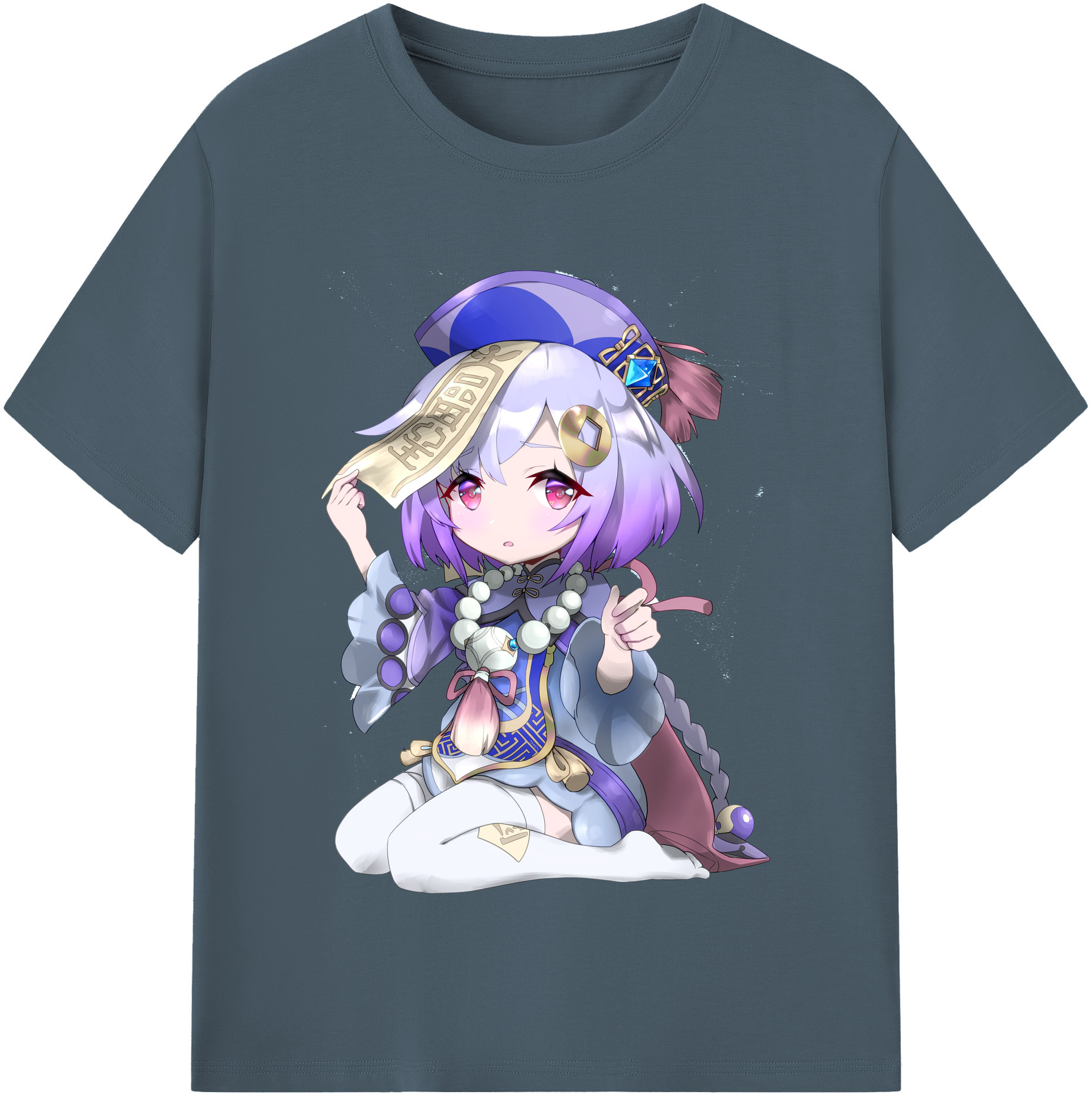 げんし神 七七 なな  genshin Nana 綿100％半袖Tシャツ（フロントプリント）